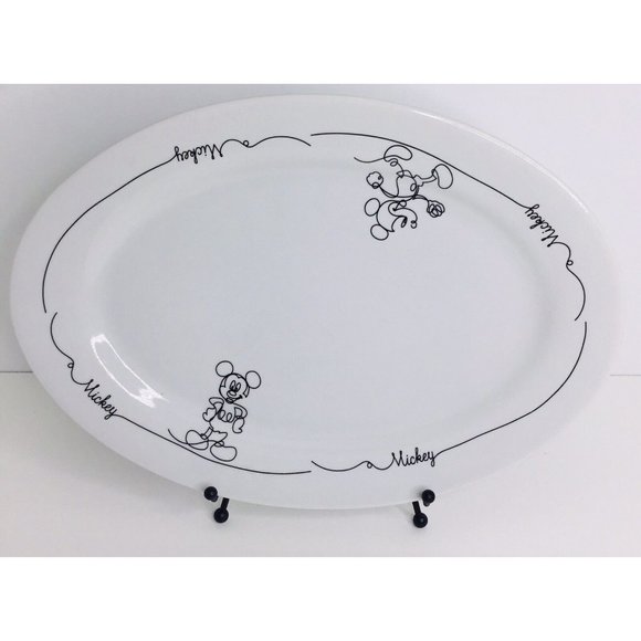 Mickey Mouse Large Oval Serving Platter New